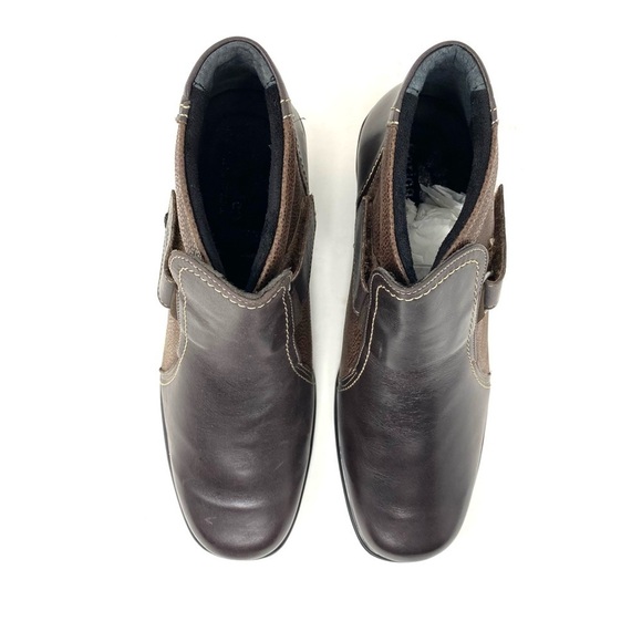 Spring Step Andrea Brown Leather Boots - Picture 4 of 9